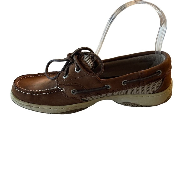 Bjorndal size 7 Chesapeake 131009 brown boat shoes GUC - Picture 4 of 15